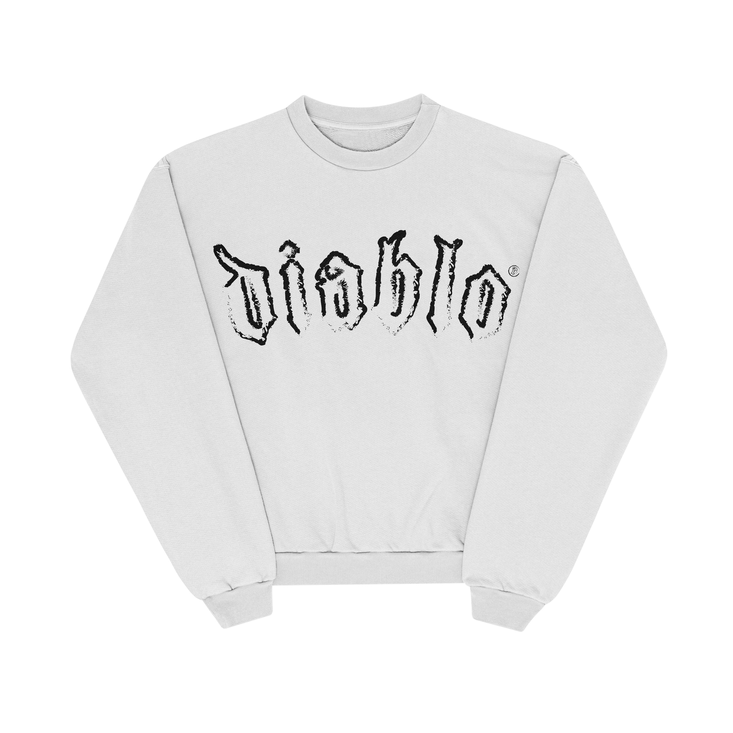 white diablo crewneck