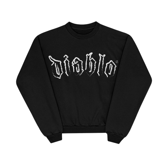 black diablo crewneck